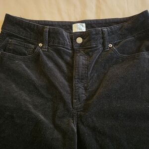 Time and Tru Women's Black Corduroy Jeans